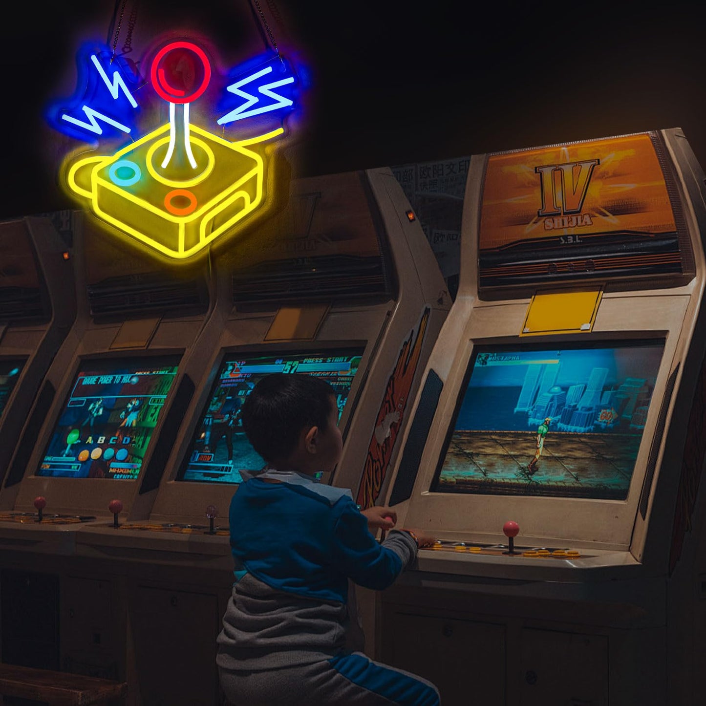 Arcade Gamer Neon Sign LED Gaming Neon Signs Gaming Neon Light for Wall Decor Man Cave Bedroom Recreation for Teen Boy Room Decor Gift