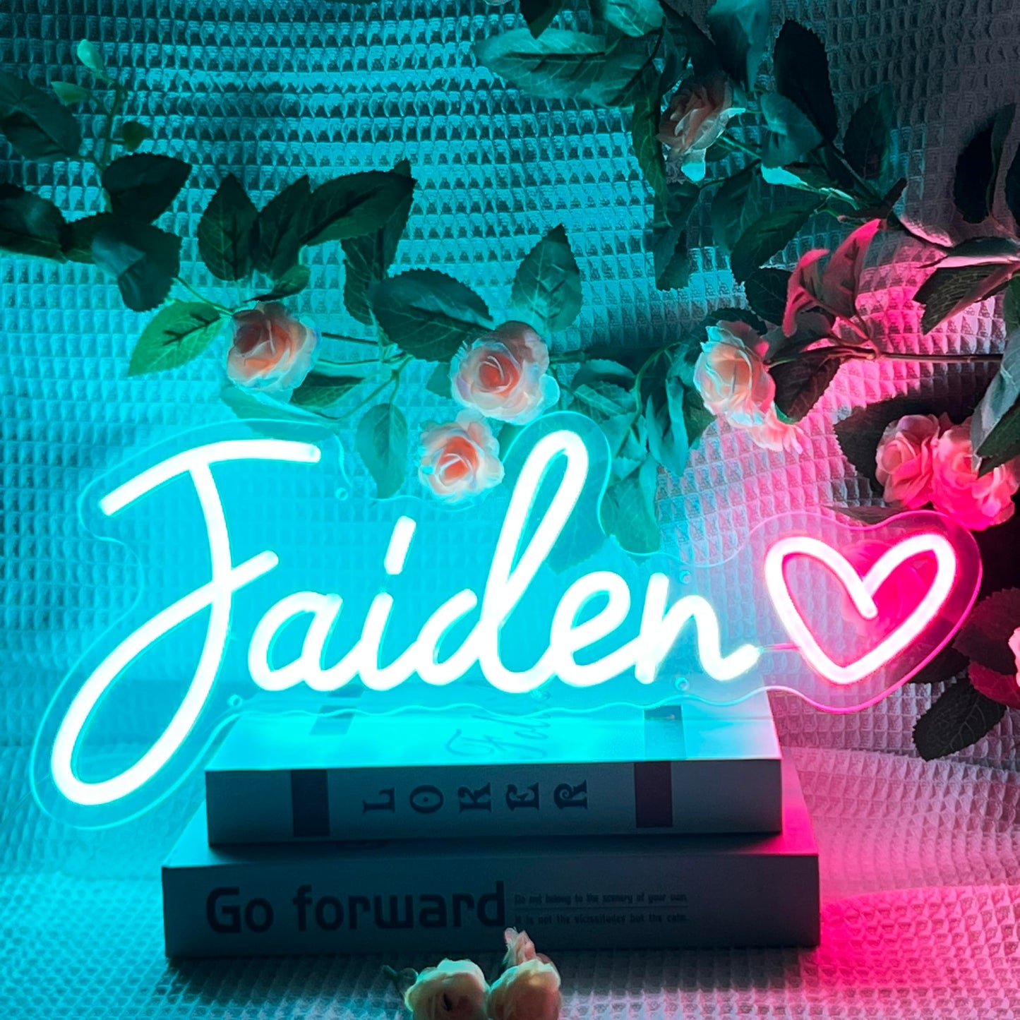 Custom LED Neon Sign for Wall - Neon Name Sign Light Up Personalized Home Decor, Waterproof Neon Sign Customizable for Bedroom/Outdoor/Parties