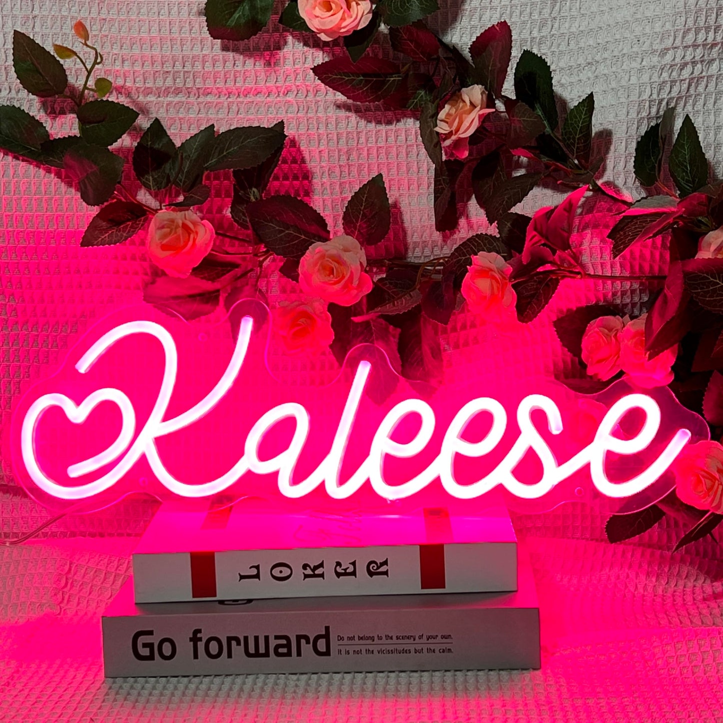 Custom LED Neon Sign for Wall - Neon Name Sign Light Up Personalized Home Decor, Waterproof Neon Sign Customizable for Bedroom/Outdoor/Parties